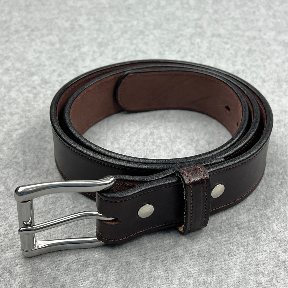 Hanks Belts The Canyon Mens 40 Brown Leather Utility Work Belt 100 Year USA Made